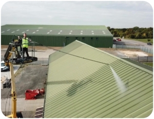 Commercial Roof cleaning service