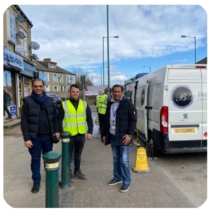 Street cleaning and chewing gum removal service 