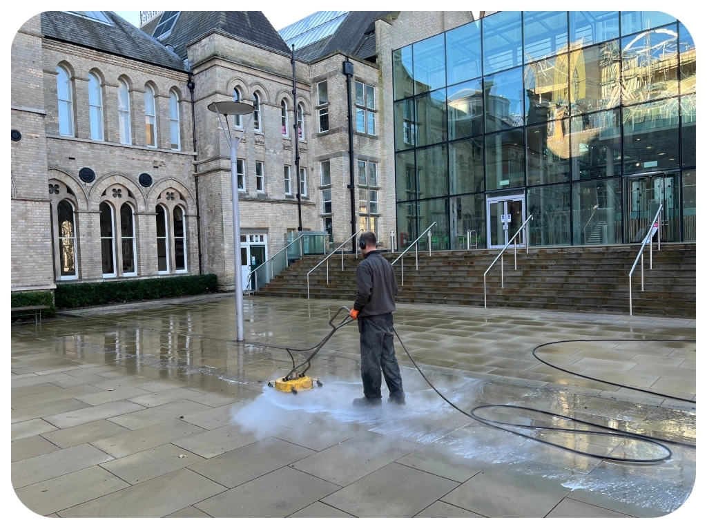 Commercial Paving Cleaning Nottingham 