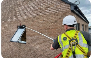 Brick cleaning service for new bild homes