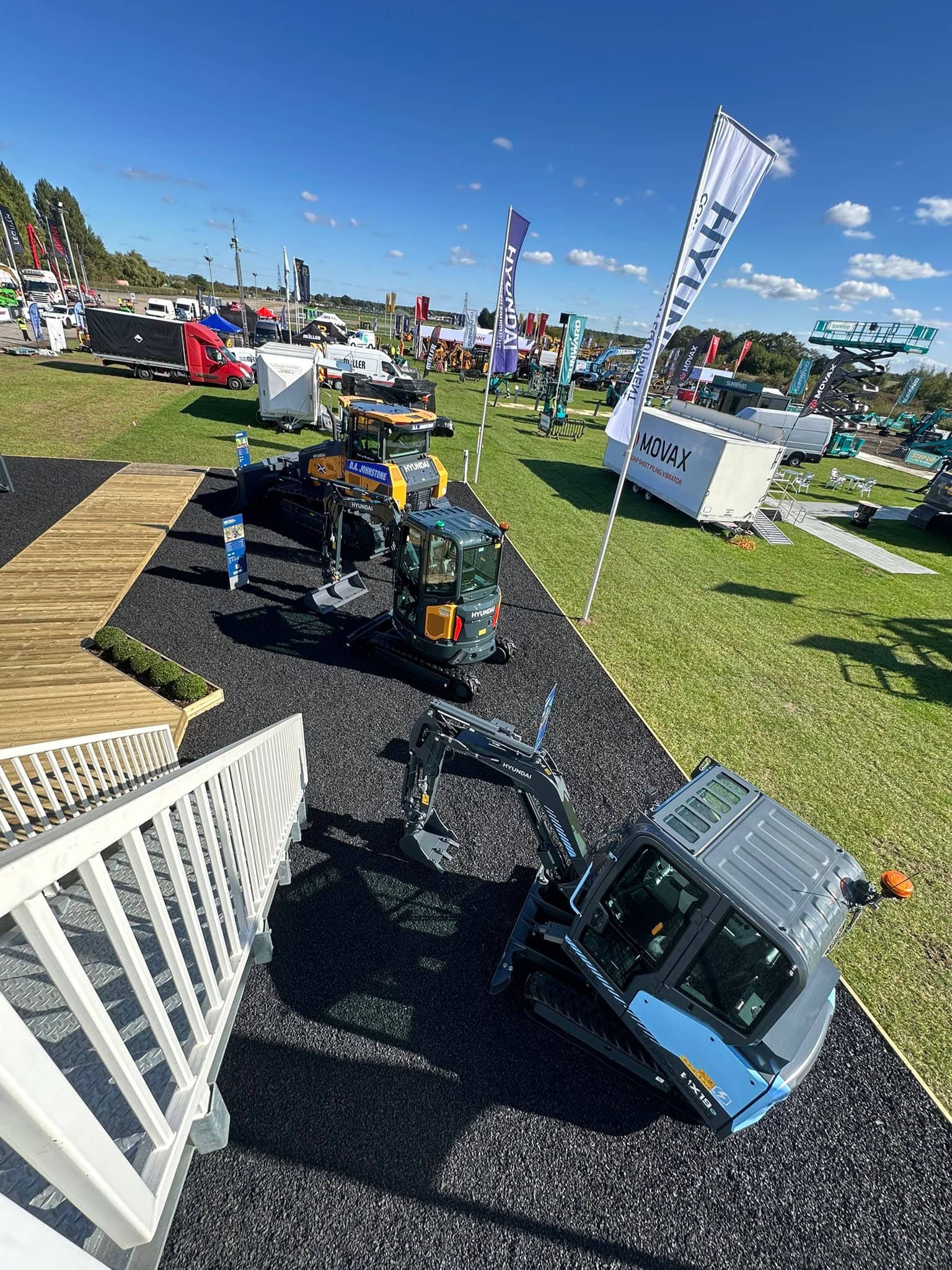 New Machinery Cleaning at Construction Show